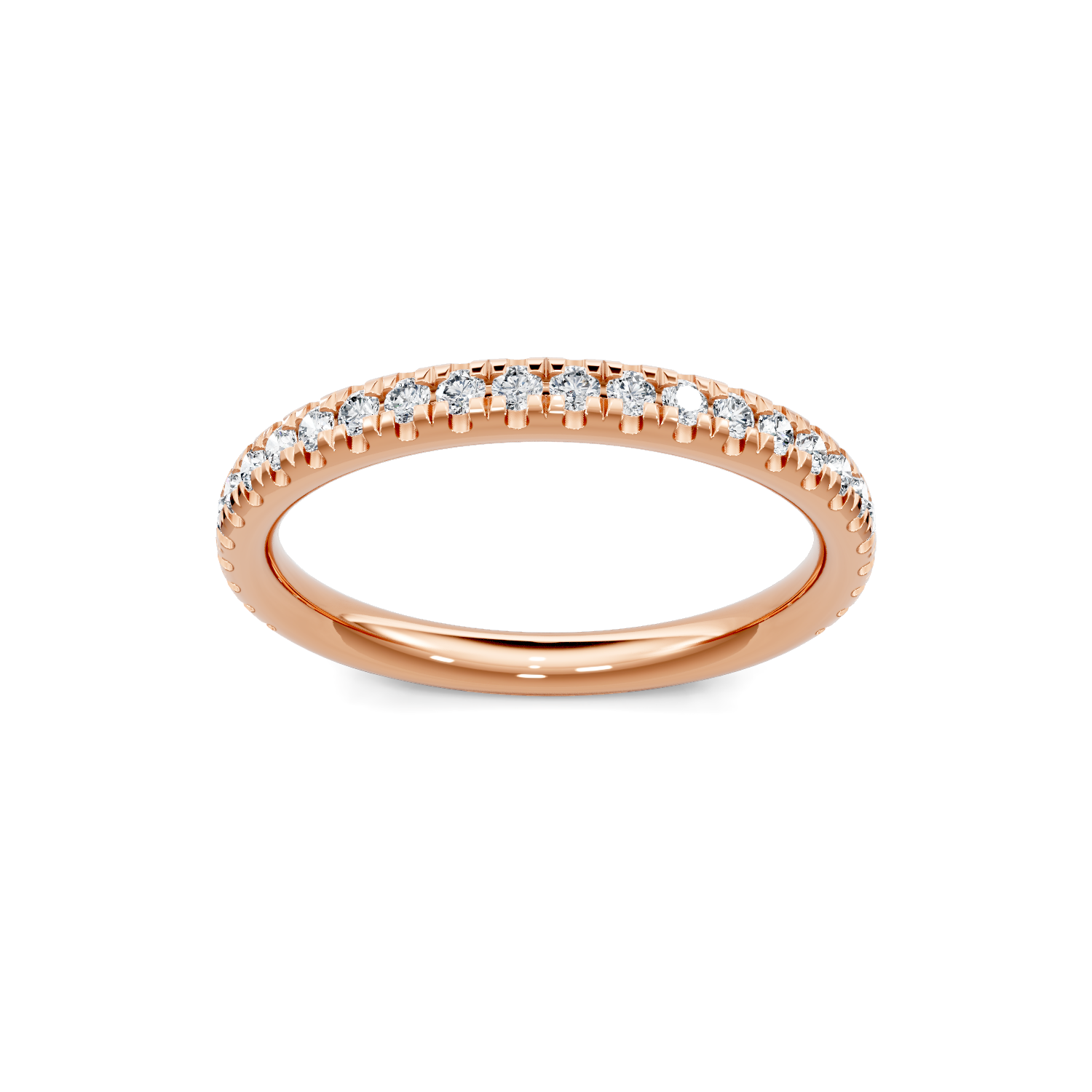0.50ctw Round Diamond Pave Band