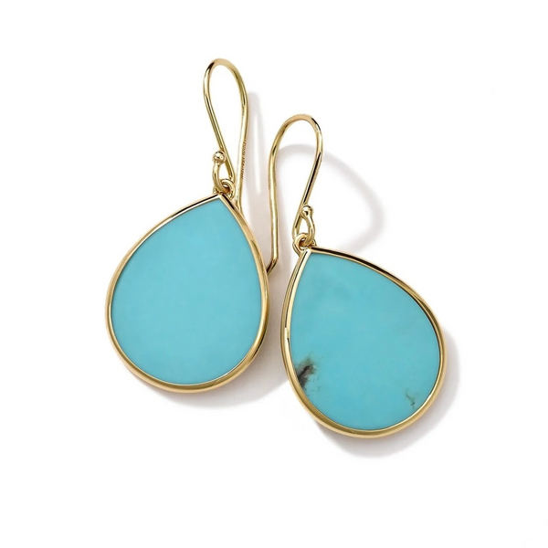 Small Turquoise Teardrop Earrings