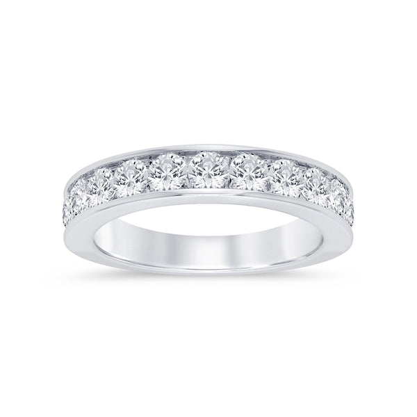 1.0ctw Round Diamond Channel Set Band