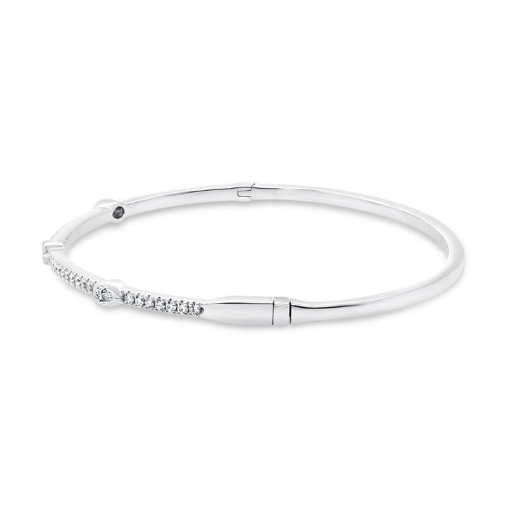 0.70ctw Diamond Bangle Bracelet