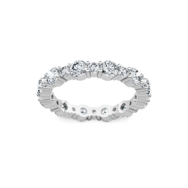 1.8ctw Alternating Round Diamond Eternity Band