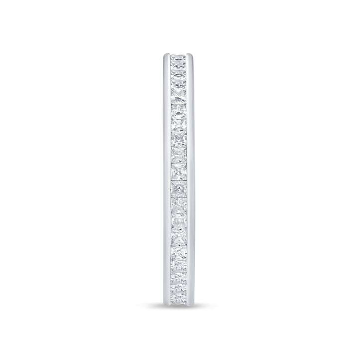 0.50ctw Princess Cut Diamond Channel Set Eternity Band