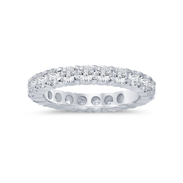 3.0ctw Round Diamond Shared Prong Eternity Band