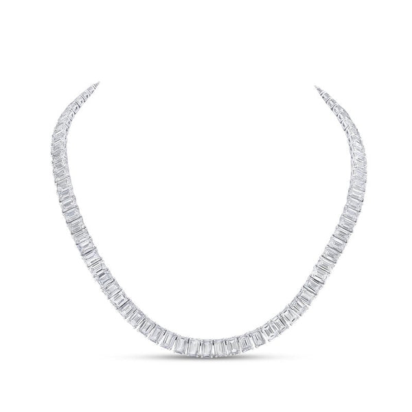 78.72ctw Diamond Emerald Choker Necklace