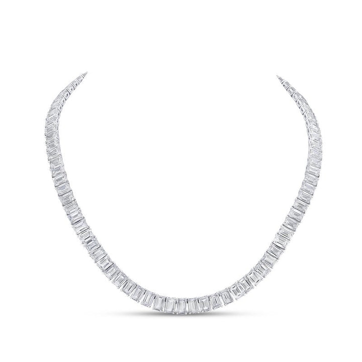 78.72ctw Diamond Emerald Choker Necklace