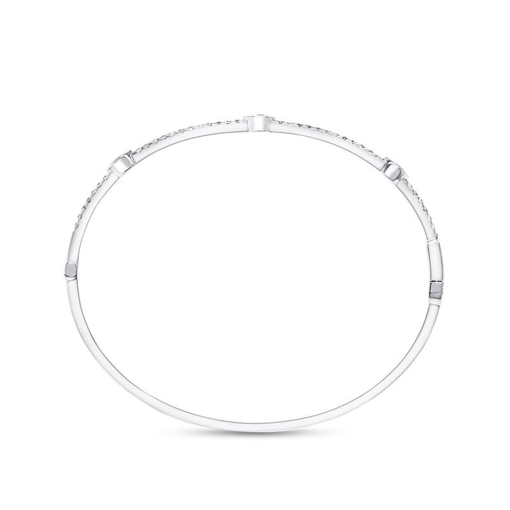 0.74ctw Diamond Bangle Bracelet