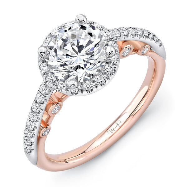 0.35ctw Diamond Halo Engagement Ring