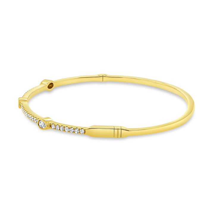 0.70ctw Diamond Bangle Bracelet