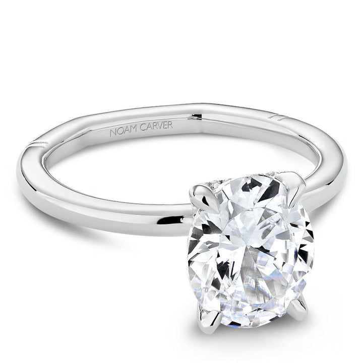 0.08ctw Diamond Band Engagement Ring