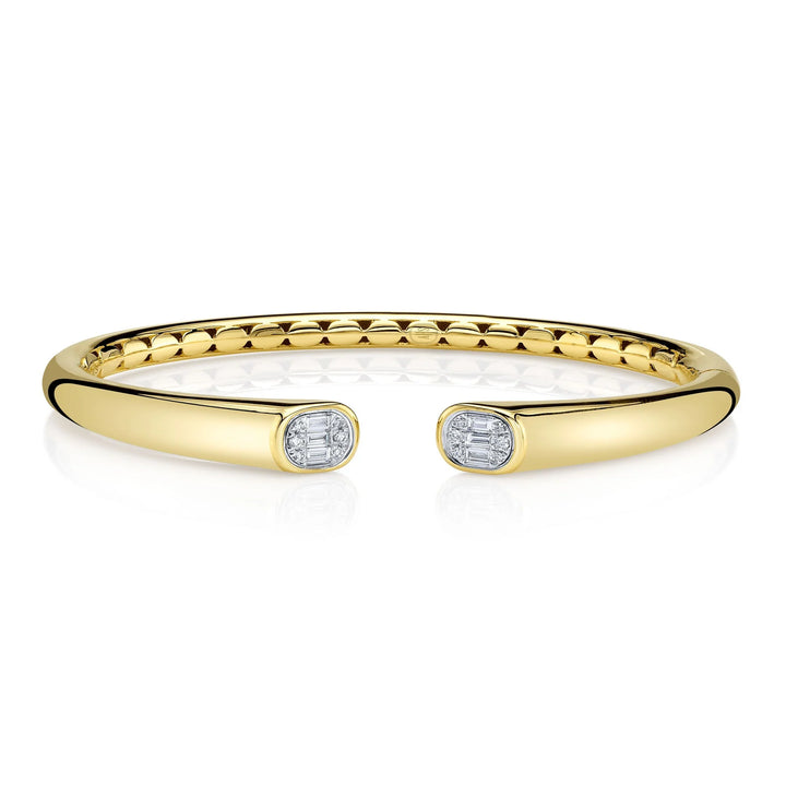 0.20ctw Diamond Baguette Bangle