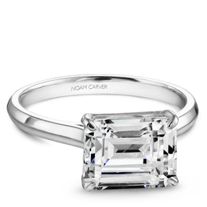 14K White Gold Engagement Mounting