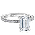 0.27ctw Round Diamond Engagement Mounting