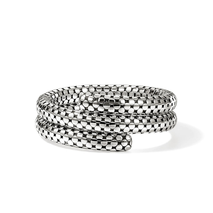 Sterling Silver Dot Coil Bracelet