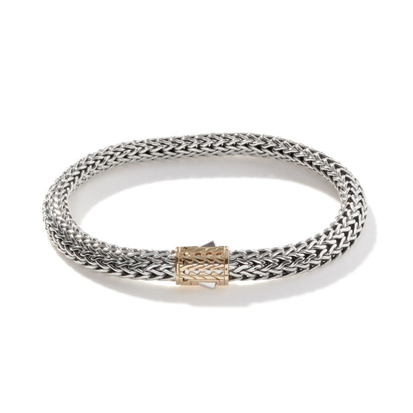 6.5mm Icon Bracelet with 18K Yellow Gold