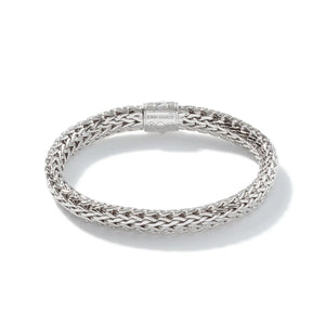 Sterling Silver and Black Sapphire Icon Bracelet