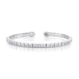 0.52ctw Geo Cut Diamond Cuff Bracelet
