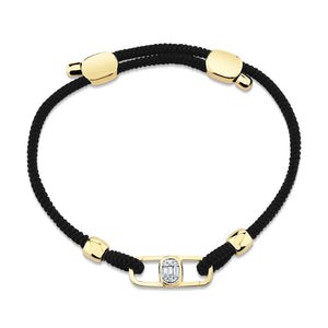 0.10ctw Diamond Odyx Cord Bracelet