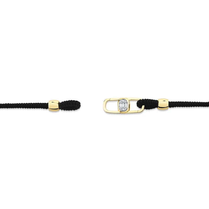 0.10ctw Diamond Odyx Cord Bracelet