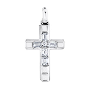 1.06ctw Diamond Cross Pendant