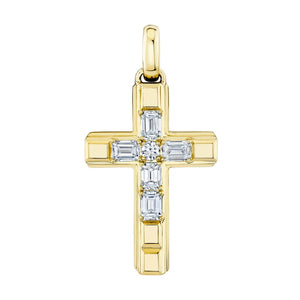 1.06ctw Diamond Cross Pendant