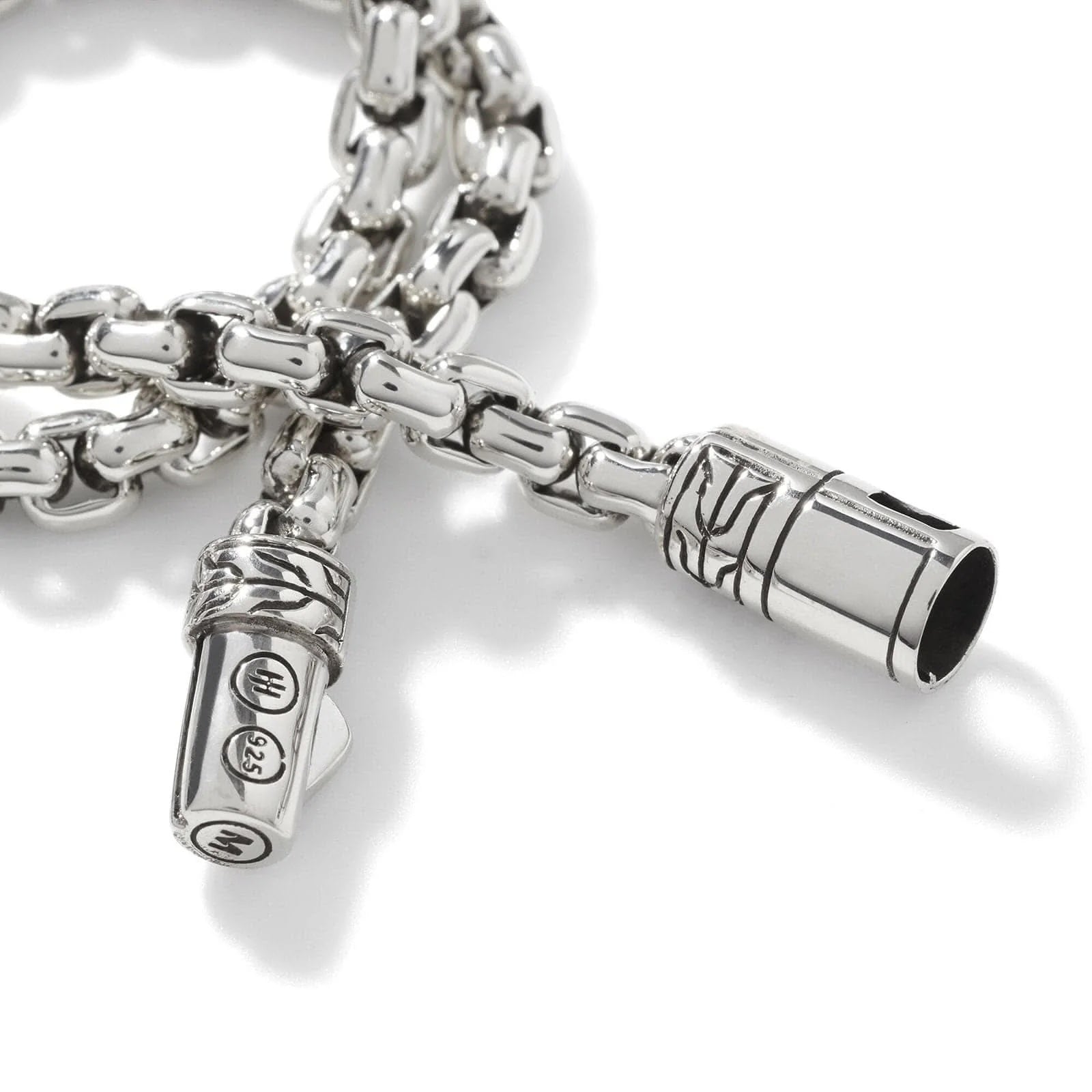 Sterling Silver Box Chain Bracelet 4MM