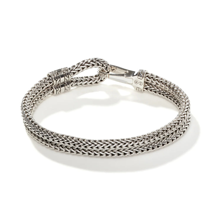 9mm Classic Chain Hook Clasp Bracelet