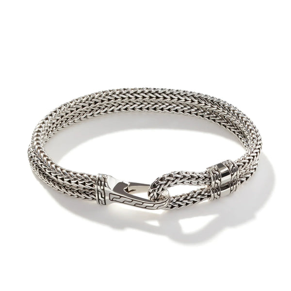 9mm Classic Chain Hook Clasp Bracelet