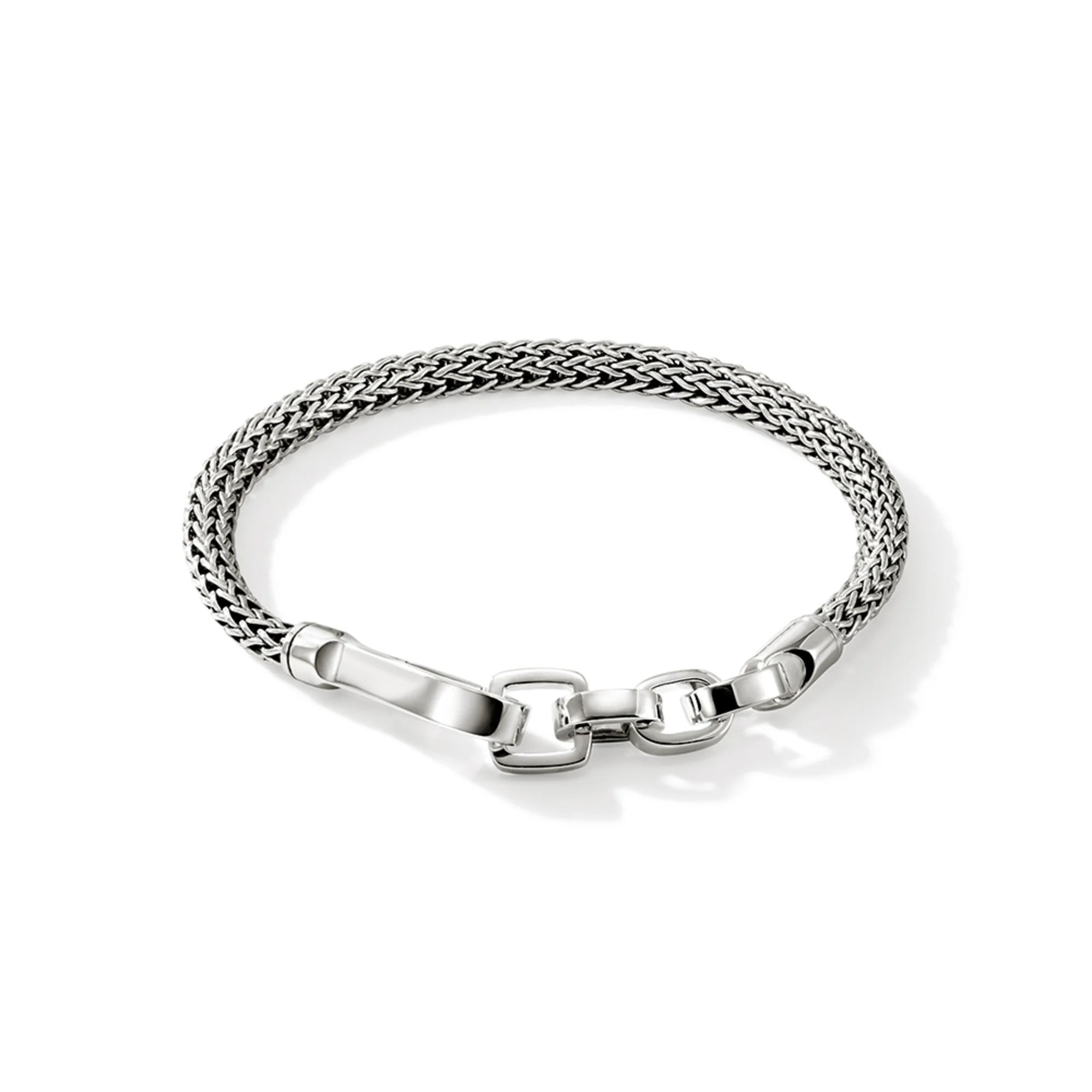 Sterling Silver Hook Clasp Bracelet