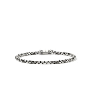 Sterling Silver Box Chain Bracelet 4MM