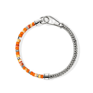 Sterling Silver Heishi Chain Bracelet