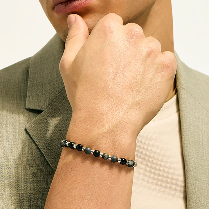 Sterling Silver Beaded Bracelet