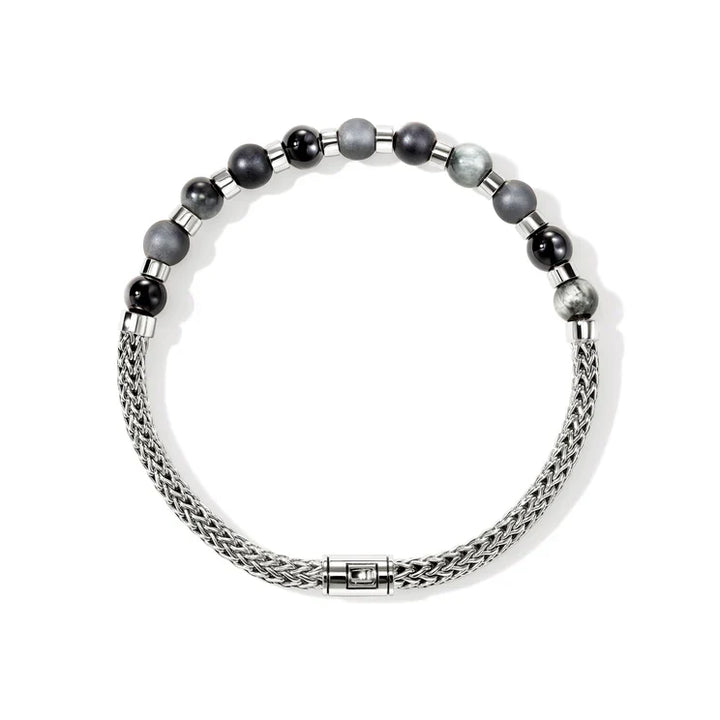 Sterling Silver Beaded Bracelet