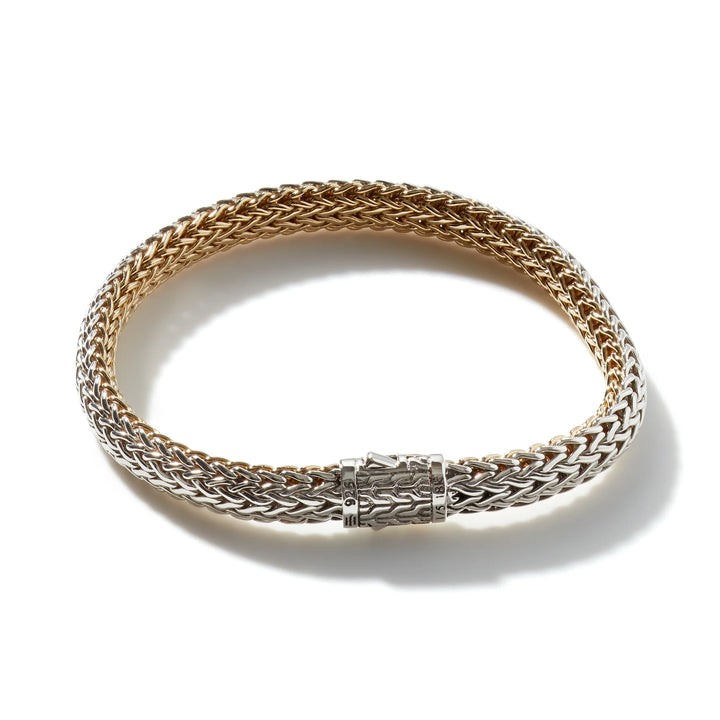 Classic Chain Reversible Bracelet 6.5mm