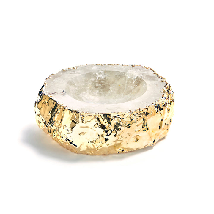 Cascita Bowl, Crystal & Gold