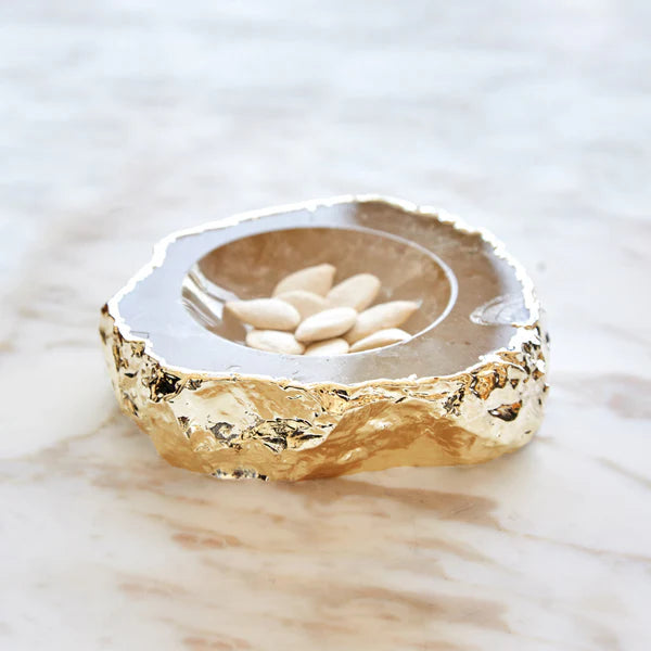 Casca Bowl, Crystal & Gold