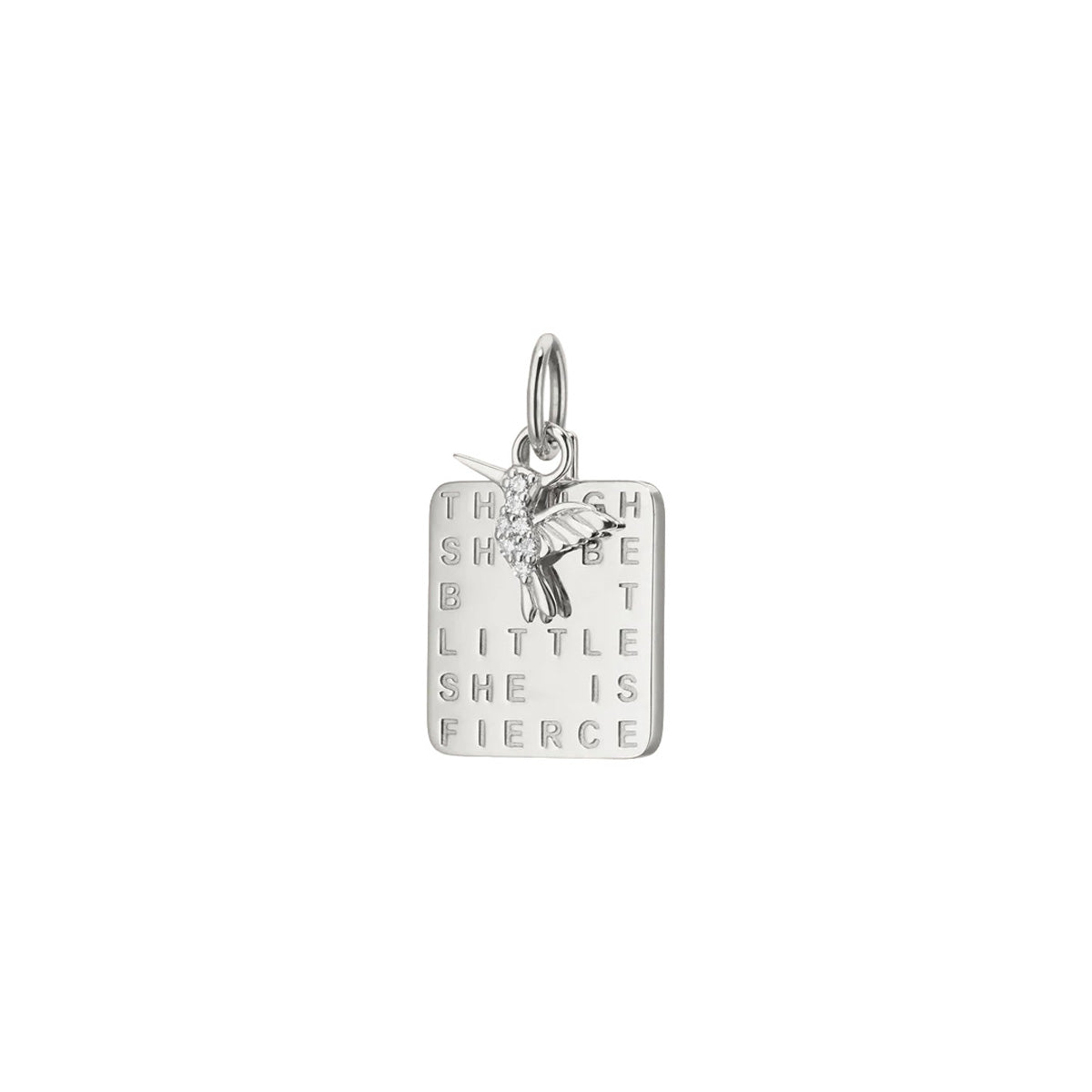 "She is Fierce" Sterling Silver Charm