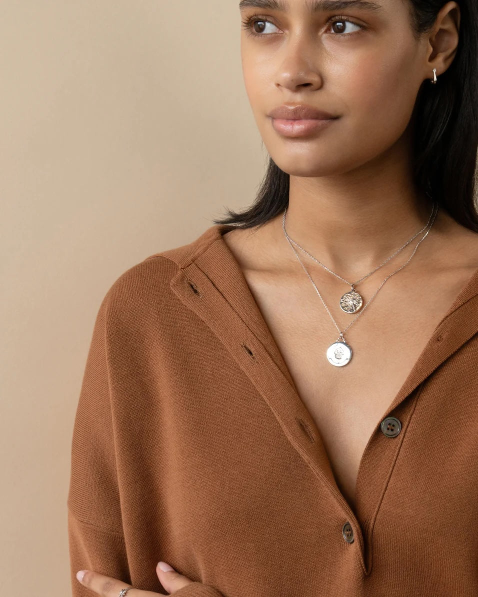 "Warrior" Lion Intaglio Sterling Silver Charm