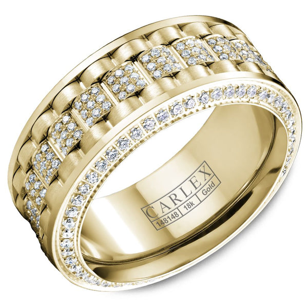 1.13ct 14K Yellow Gold Diamond Wedding Band