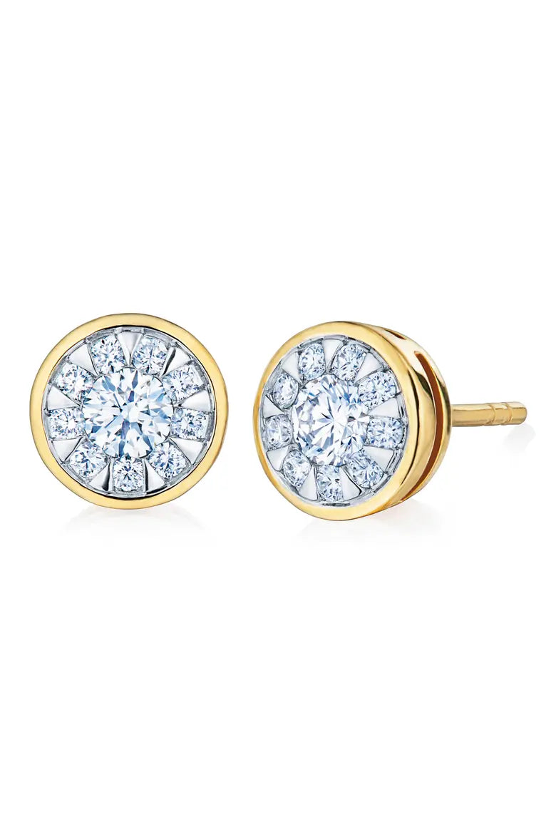 diamond stud earrings