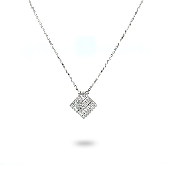 0.36ctw Diamond Necklace, 14K White Gold
