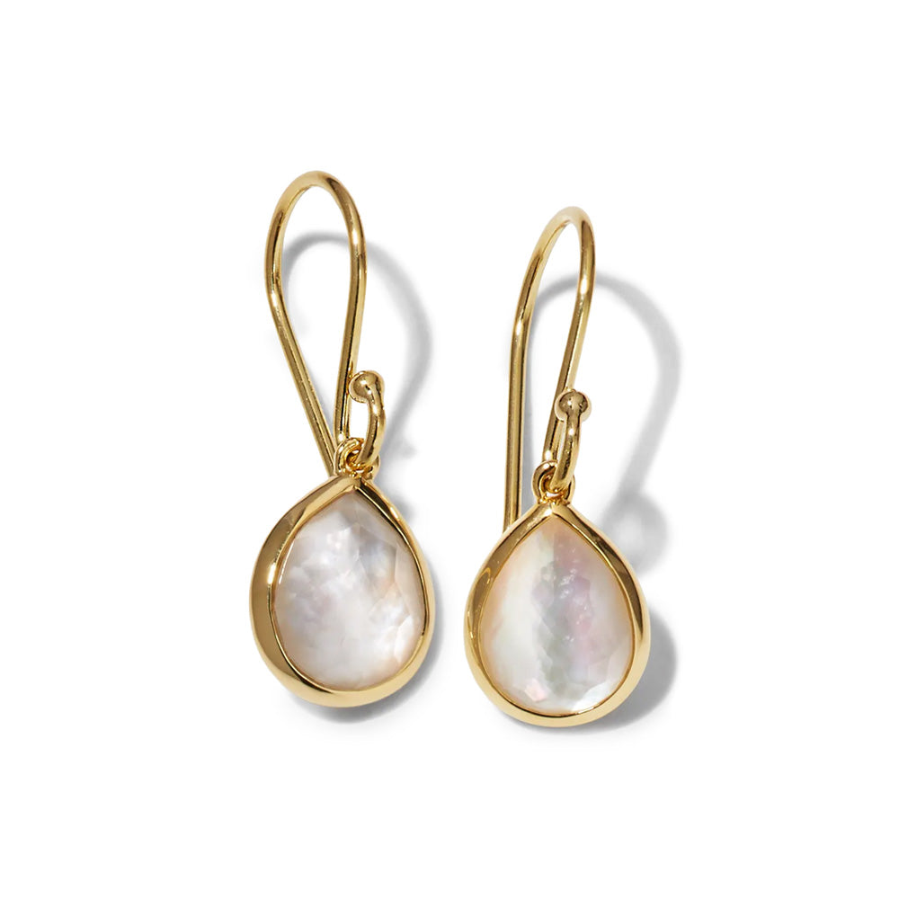 Small Mother-of-Pearl Teardrop Earrings