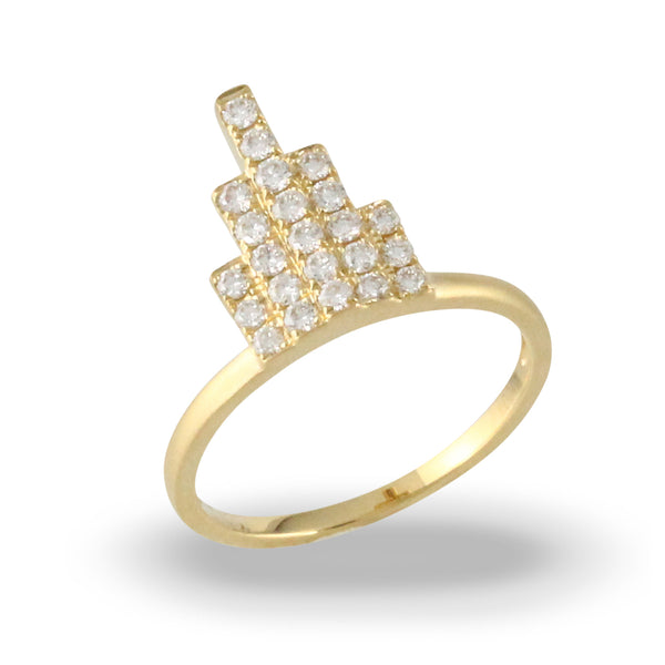 18K White Gold Diamond Ring