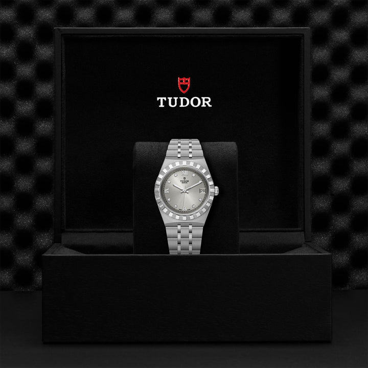 TUDOR Royal 34mm Steel with diamonds