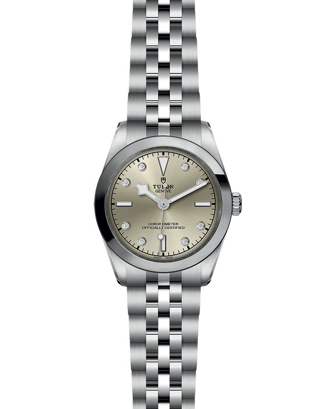 TUDOR GENEVE Black Bay 31mm steel watch, champagne dial, CHRONOMETER OFFICIALLY CERTIFIED, SWISS MADE