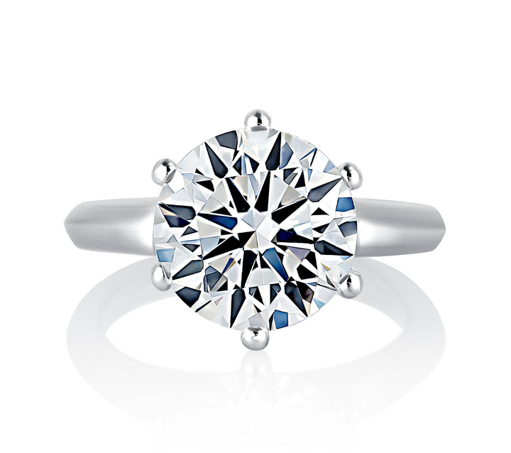 Classic Six Prong Solitaire Engagement Ring