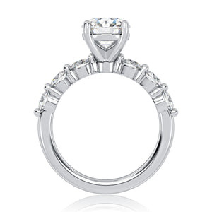Seven Stone Round Diamond Engagement Ring