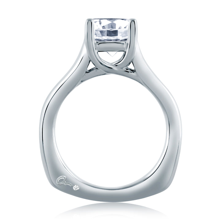Classic Trellis Solitaire Engagement Ring