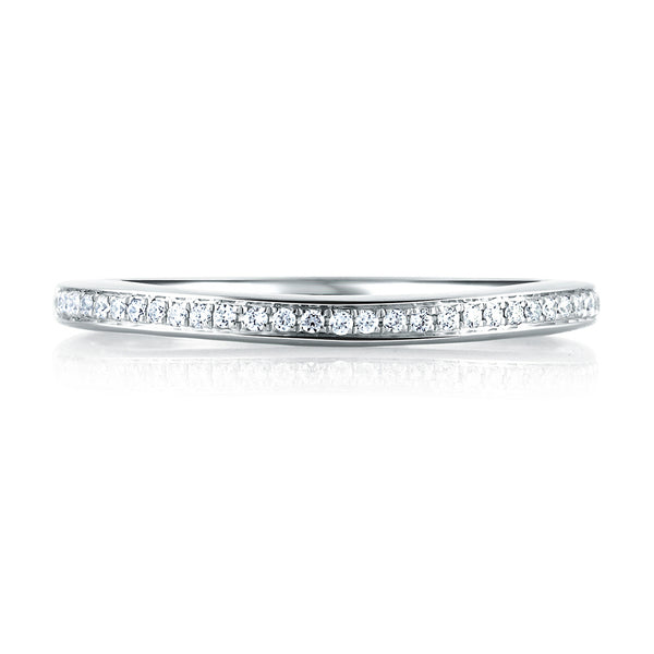 Dazzling French Pave Signature Band