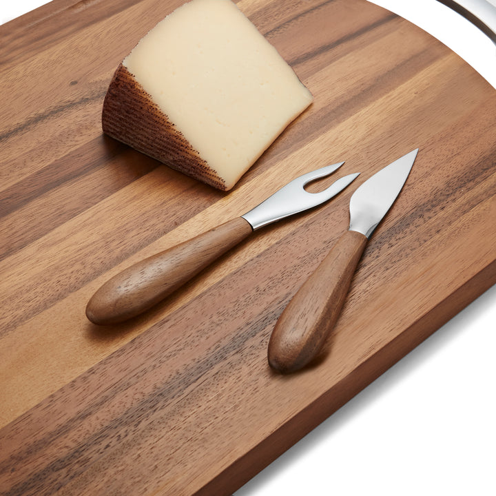 Curvo Cheese Set - Cheese Knife and Fork