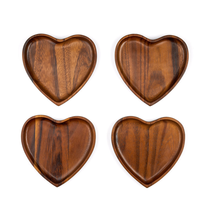 Heart Appetizer Plates (Set of 4)